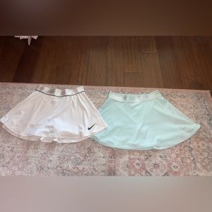 TWO Women’s Small NIKE Tennis Skirts